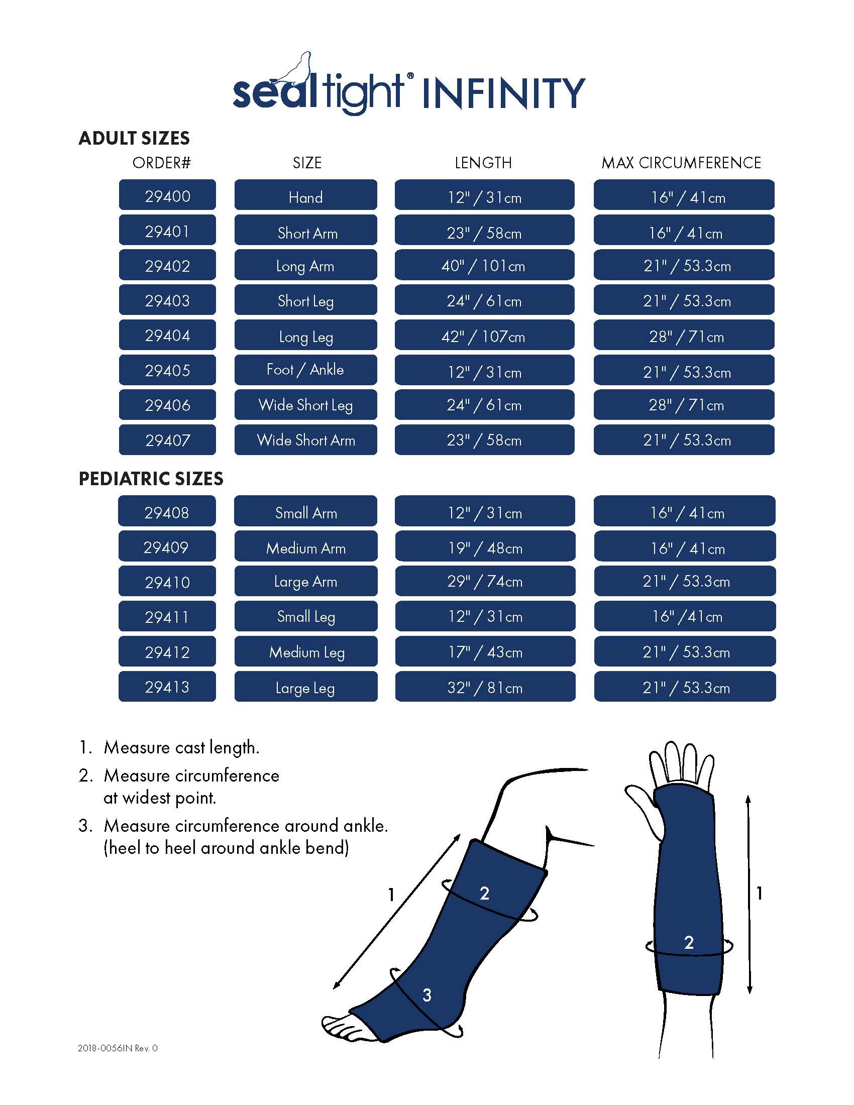 SealTight_Infinity_size_sheet